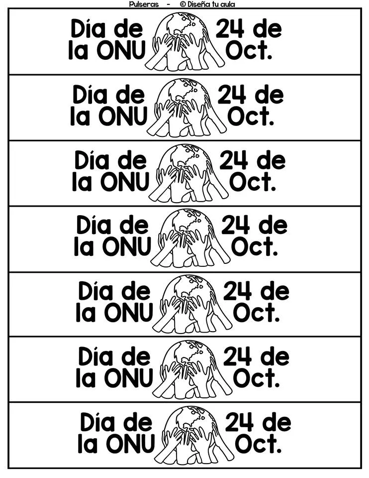 Estupendas actividades para trabajar en el día de la ONU 24 de octubre |  Material Educativo