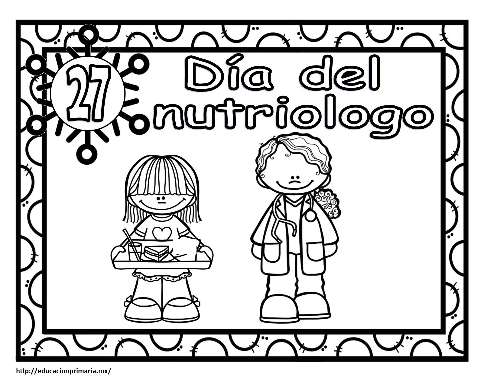 Estupendos diseños del mes de enero para colorear | Material Educativo