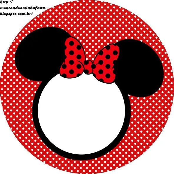 Etiquetas para Candy Bar para Fiestas de Minnie rojo. | Ideas y ...