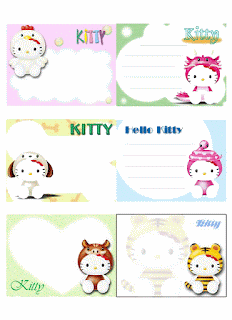 Etiquetas Hello Kitty para imprimir gratis - Imagui