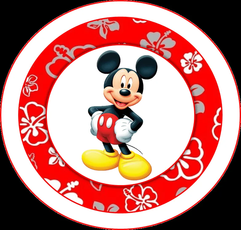 Alegre Kit de Mickey para Imprimir Gratis. | Ideas y material ...