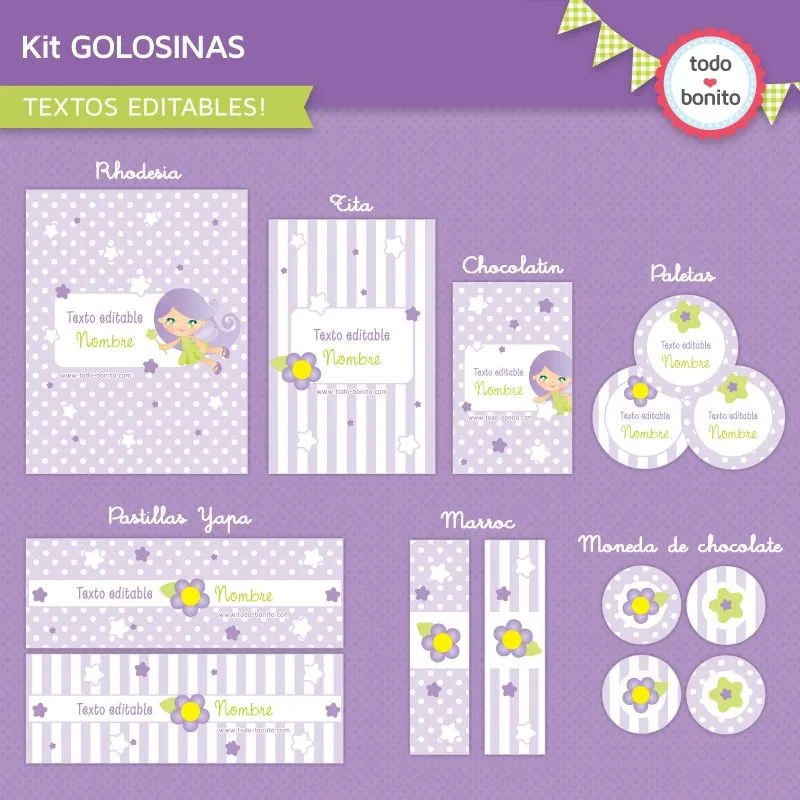 Etiquetas de golosinas para imprimir gratis - Imagui