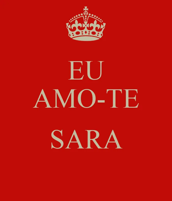 Sara te amo - Imagui