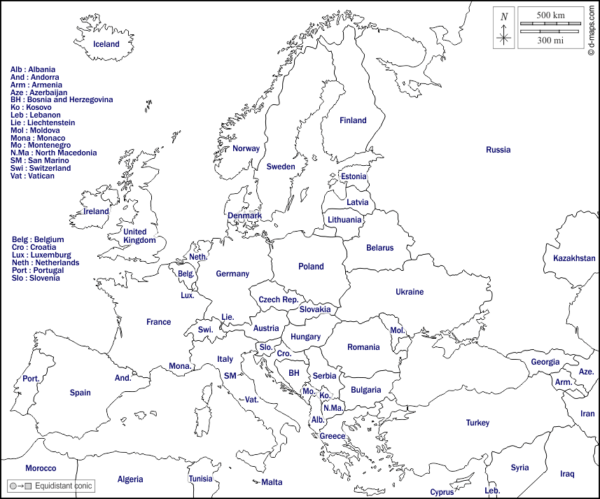 Europa: Mapa gratuito, mapa mudo gratuito, mapa en blanco gratuito ...