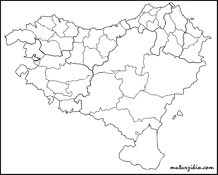 Euskal Herriaren mapa garbia