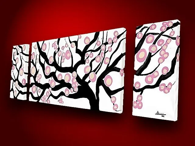 Evelyn Darias Fernandez Artista pintora Cuadros: Cerezo Japonés