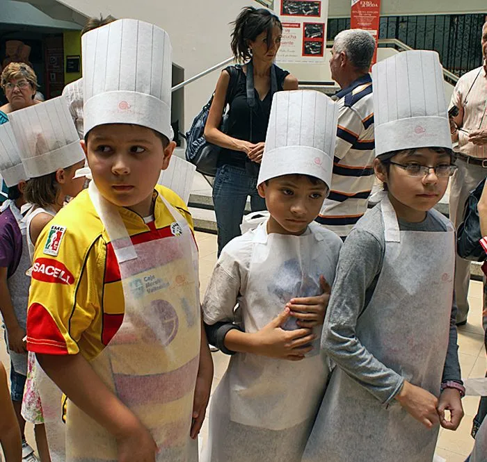 Evento Giorgio Nieto Rubí con Niños Chefs