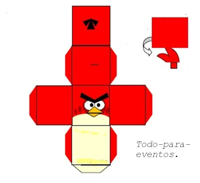 Todo Para Eventos: CAJITAS DE ANGRY BIRDS.