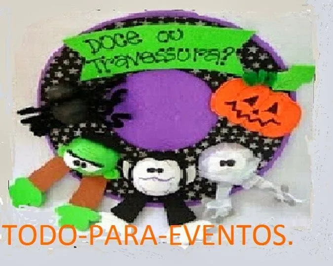 Todo Para Eventos: CORONAS PARA HALLOWEEN