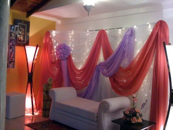 Eventos Creativos CA: DECORACIONES CON TELAS