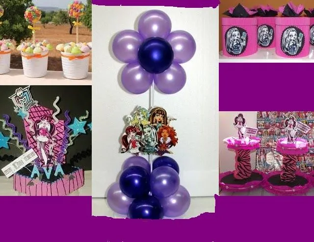 Todo Para Eventos: DECORACION DE MONSTER HIGH.