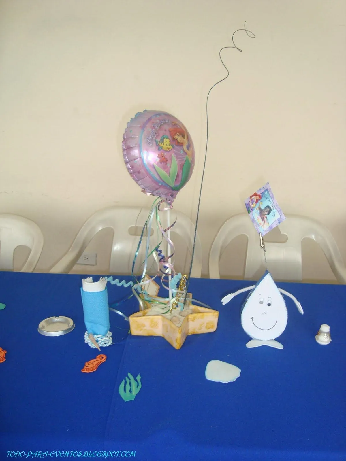 Todo Para Eventos: DECORACION TEMATICA DE SIRENITA.