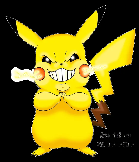 Evil Pikachu by Mortdres on deviantART