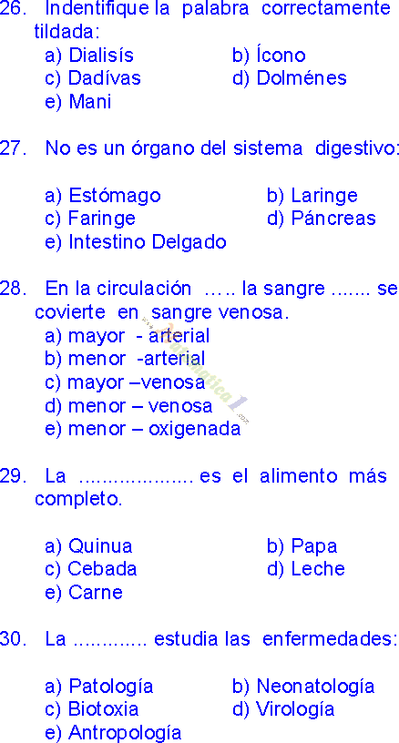 EXAMEN RESUELTO DE RAZONAMIENTO MATEMATICO Y VERBAL DE CUARTO ...