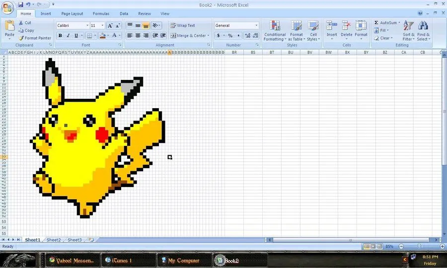 Dibujos para excel - Imagui