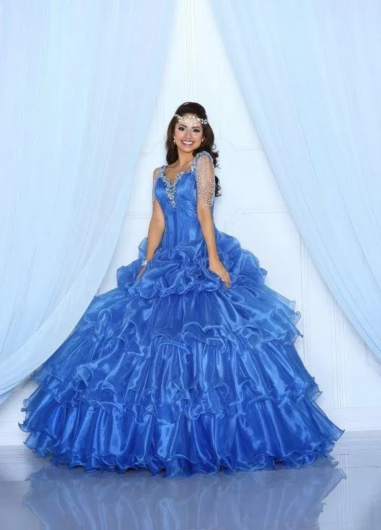 Excelentes vestidos de 15 años estilo princesa | Tendencias ...