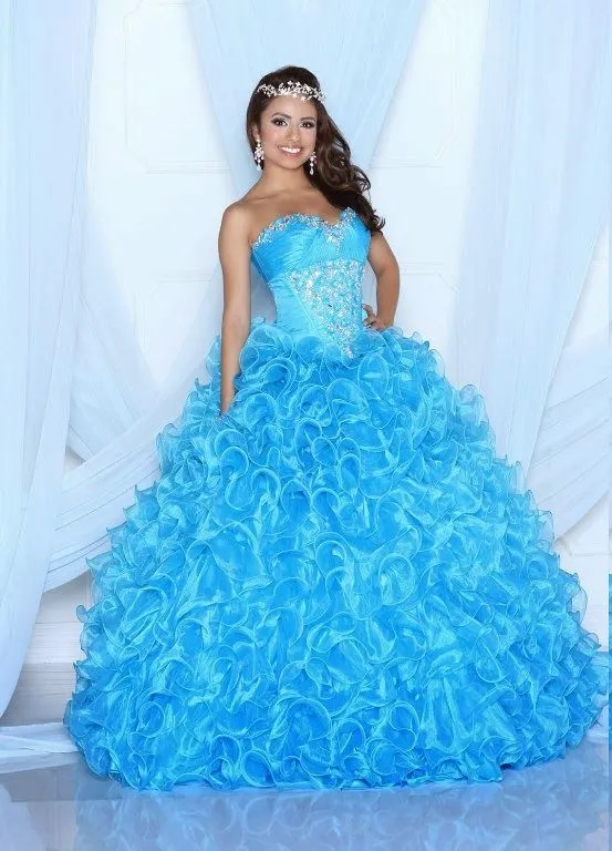 Excelentes vestidos de 15 años estilo princesa | Tendencias ...