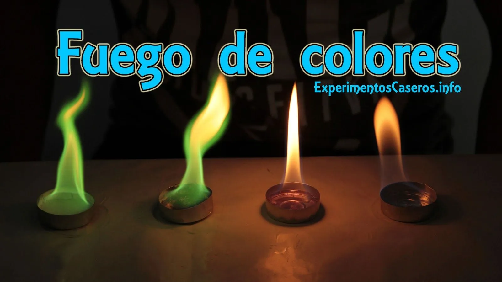 Experimentos caseros: Cómo hacer fuego de colores