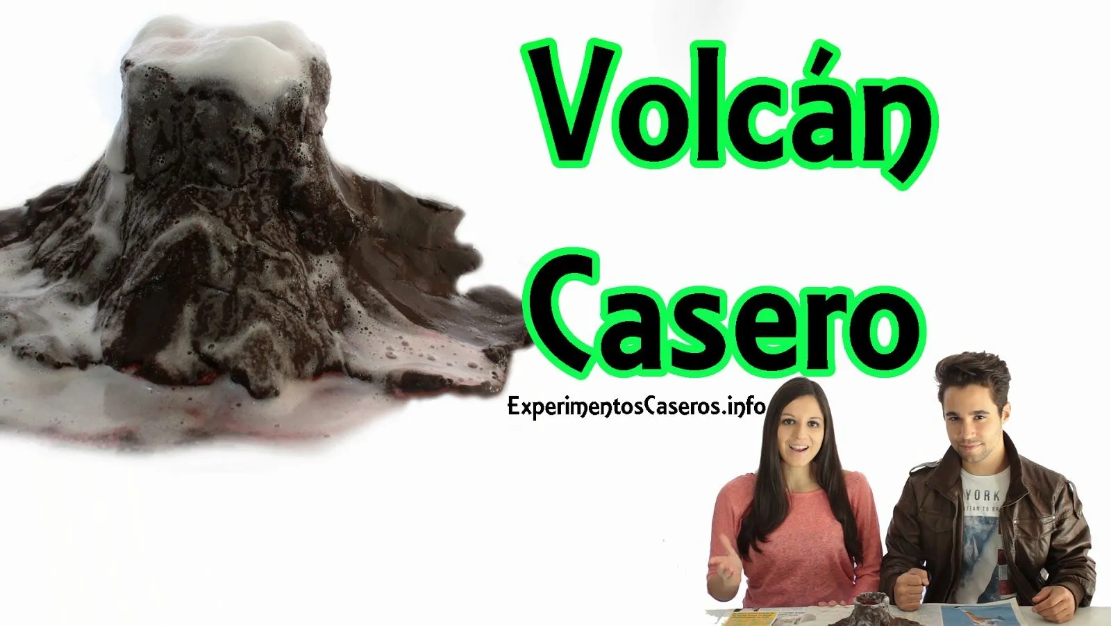 Experimentos caseros: Cómo hacer un volcán casero