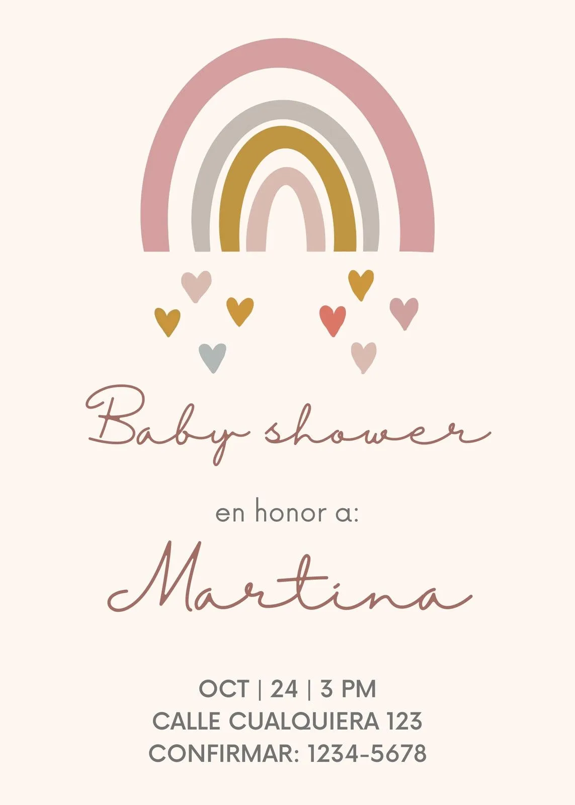 Explorá nuestras plantillas de tarjetas de baby shower gratuitas | Canva