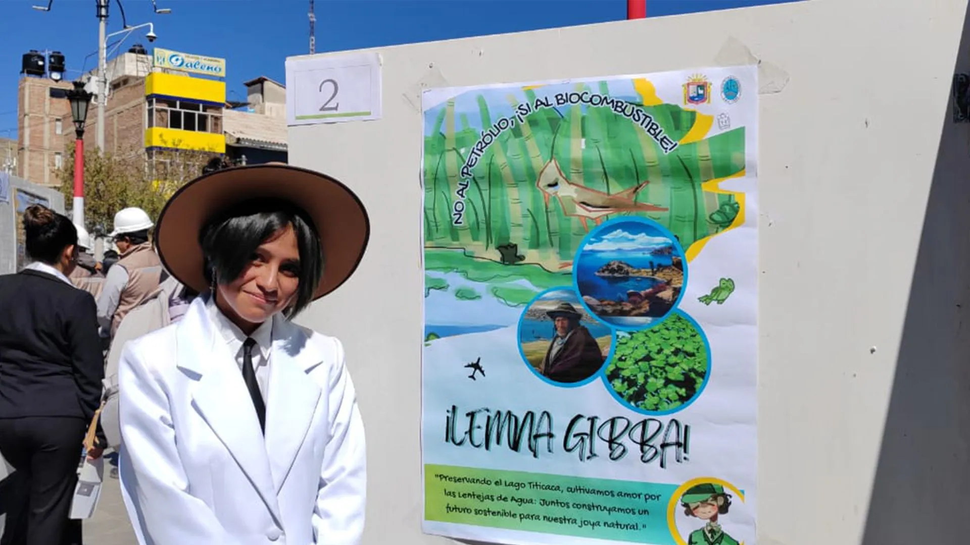 Hoy se realizó la exposición de afiches referidos al tema ambiental en Puno  - Radio Onda Azul