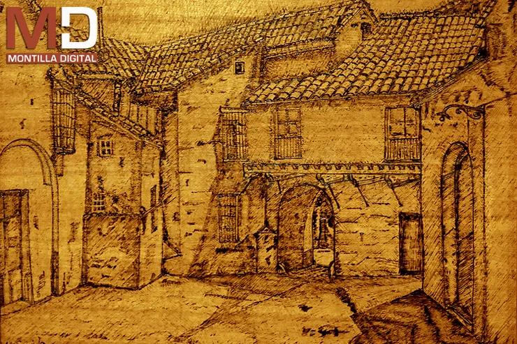 Una exposición de pirograbados de Manuel Garrido recoge rincones ...