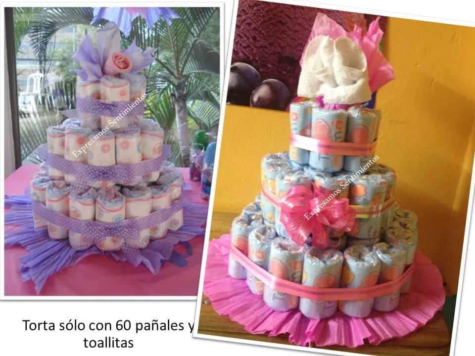 Expresamos Sentimientos: Tortas de Pañales