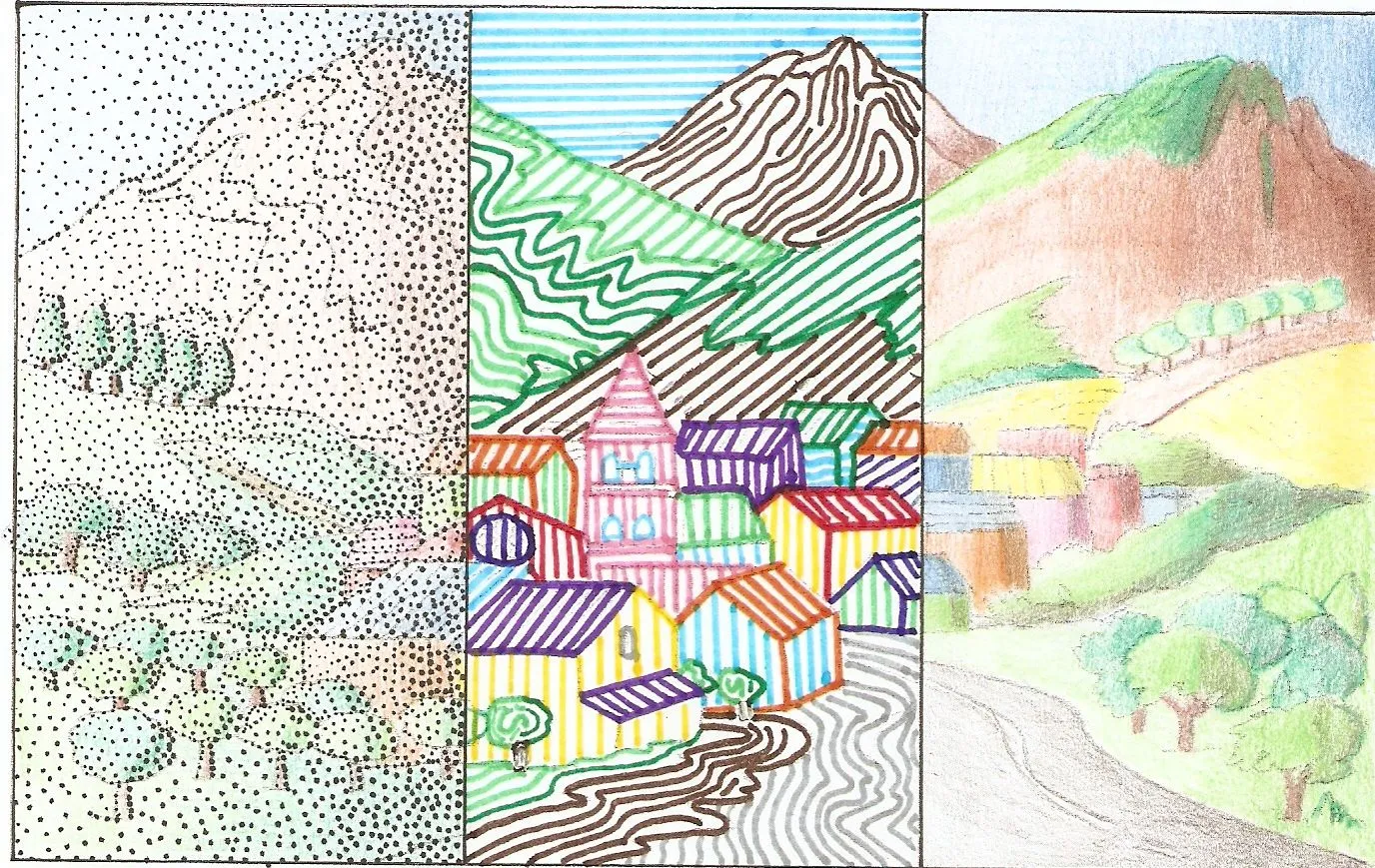 EXPRESIVIDAD PUNTOS, LÍNEAS MANCHAS, 2º ESO | Dto. de Dibujo IES ...