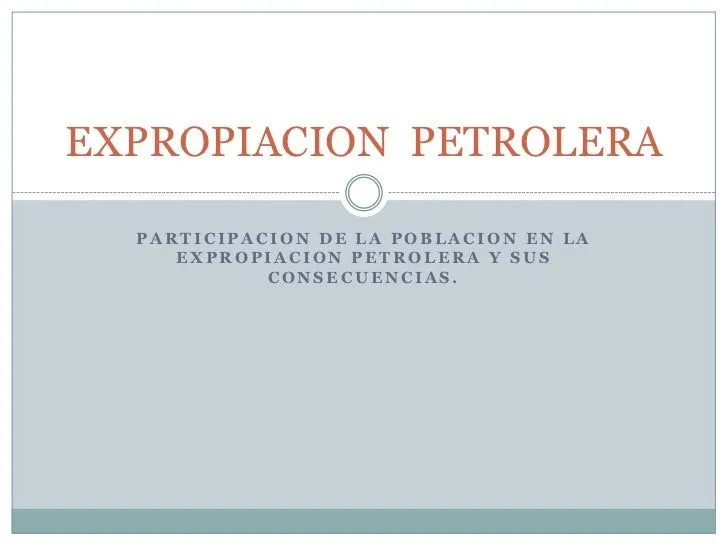 Expropiacion petrolera