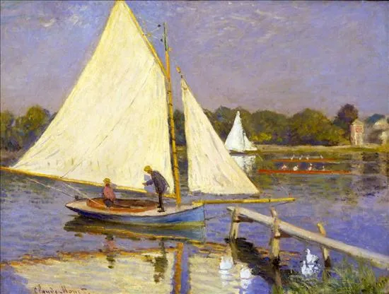 Exquisita exposición del impresionista Monet en una galería ...