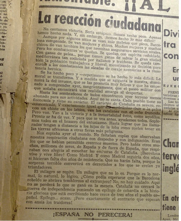 Extensiones del periódico: liberación, caída y genuflexión de ...