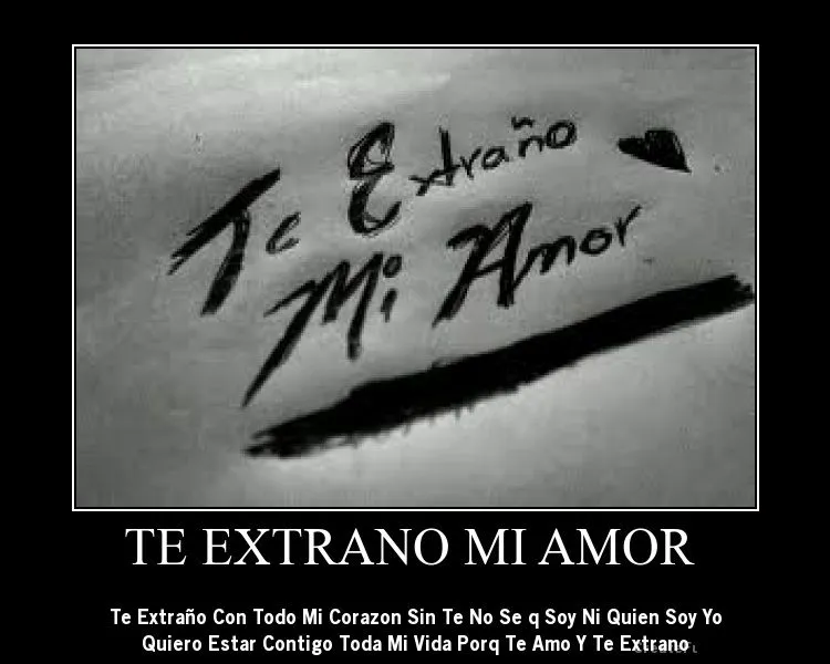 Como te extraño | Te Amo Web - Imagenes de amor