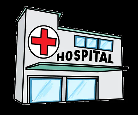 Dibujo de hospital para imprimir - Imagui