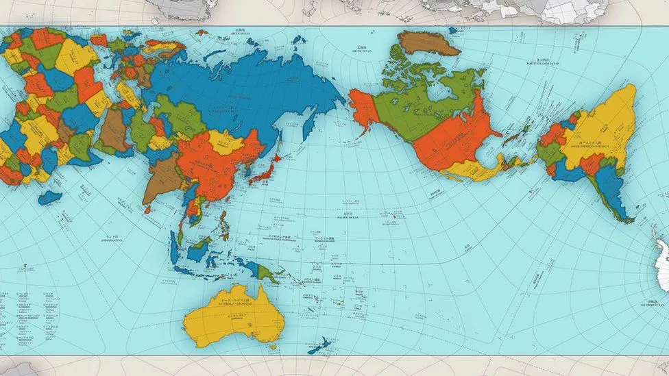 El extraordinario mapa que muestra al mundo como es realmente - BBC News  Mundo