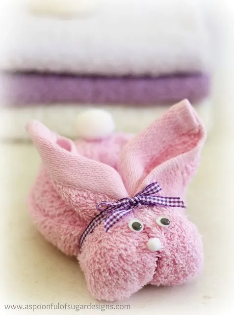 Face Washer Bunny - A Spoonful of Sugar | como dobrar toalhas e ...