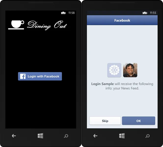 Facebook Login APIs Arrive for Windows Phone 8 and Windows 8.1