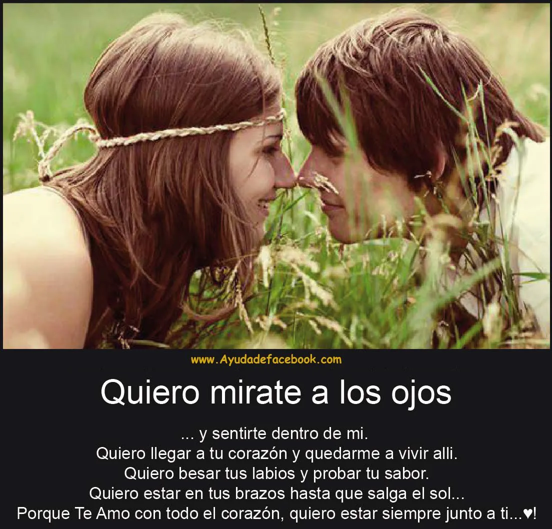 Facebook, Trucos, Juegos, Imagenes y Aplicaciones: Quiero Mirarte ...