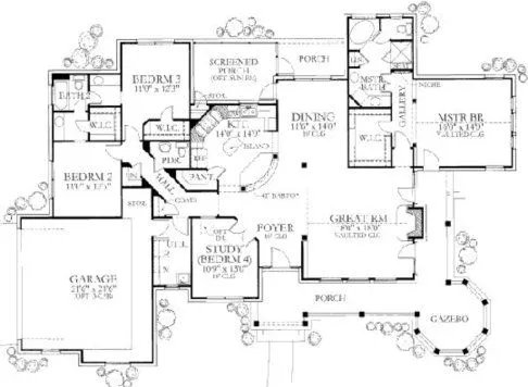 Fachada de casa de lujo » Planos de Casas Gratis