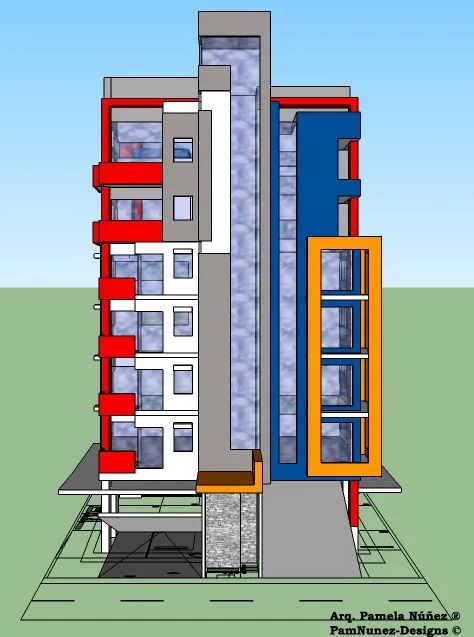 Fachada de un edificio para dibujar - Imagui