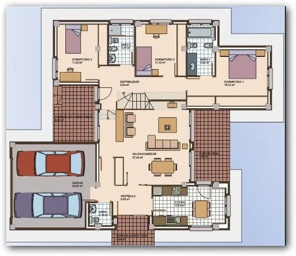 Planos De Casa 3d Modernas | Planos de Casas