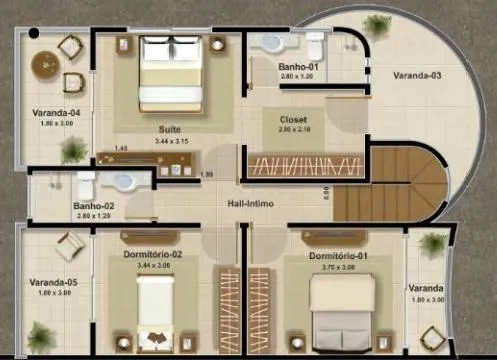 Fachadas De Casas De Dos Pisos Con Balcon Pequenas | Planos de Casas