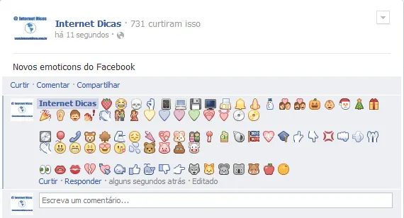 Como faço para colocar emoticons no facebook? - Responda!