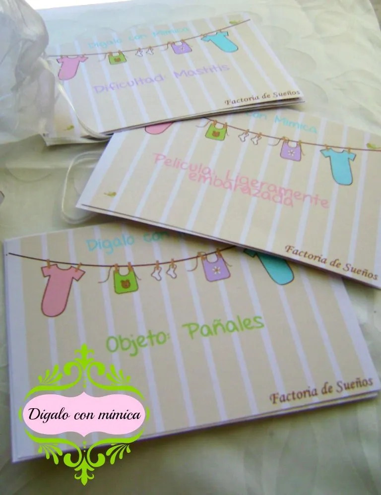 factoria de suenos: Juegos Para Baby Shower