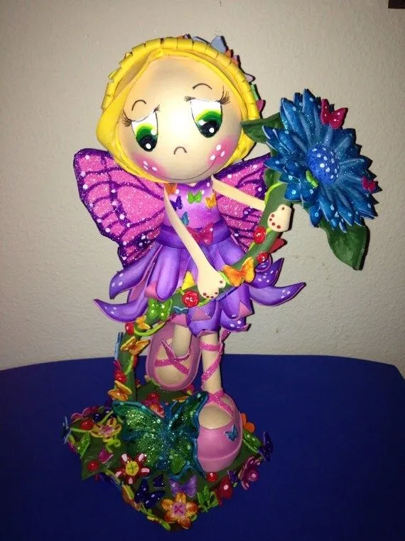 FAIRY MARIPOSA fofucha doll by SweetBellaLuna on Etsy