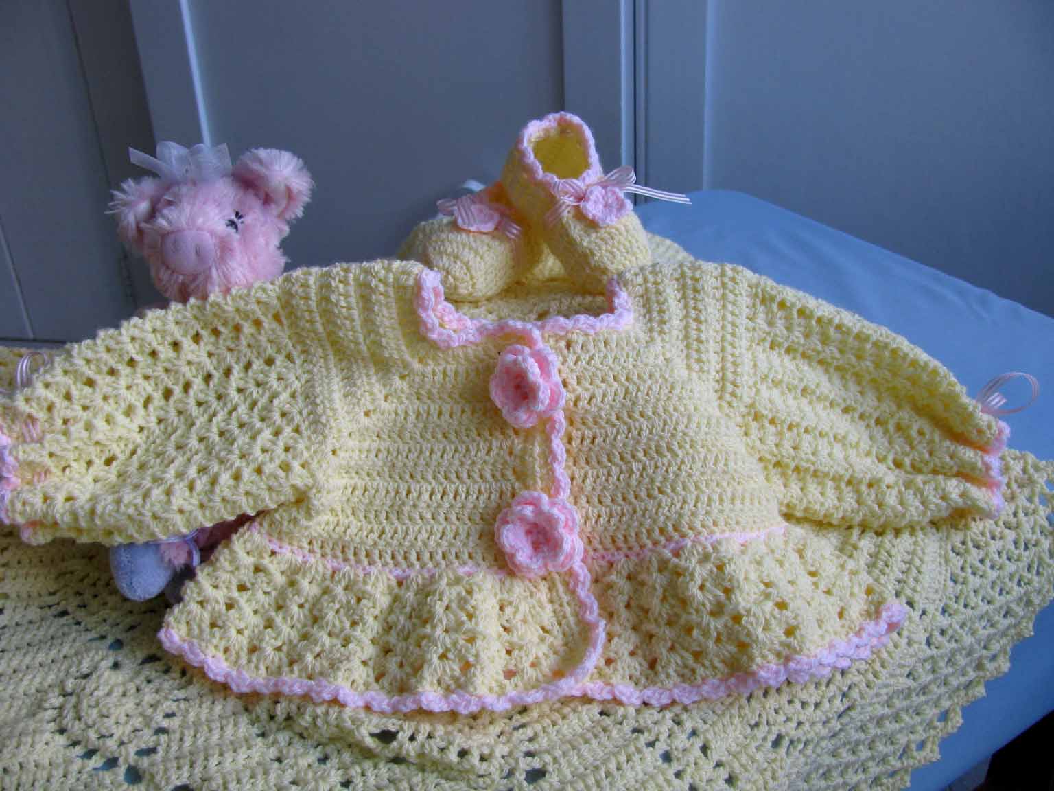 FALANDO DE CROCHET: CONJUNTO DE CROCHE PARA BEBÊ, composto de ...