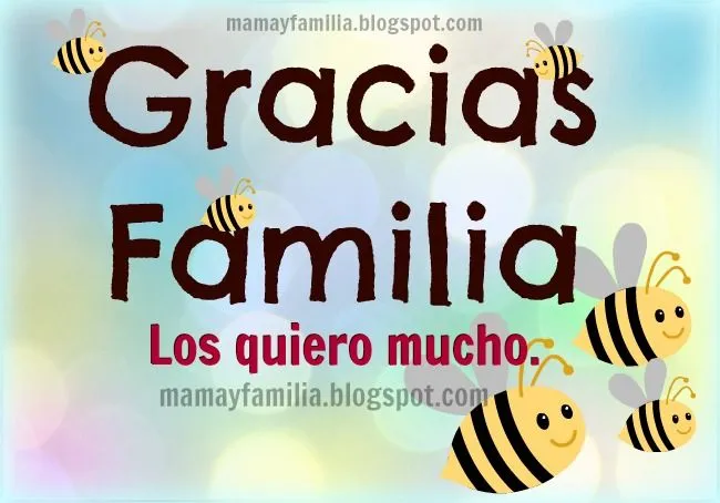 Como familia seamos agradecidos - Mamá y Familia