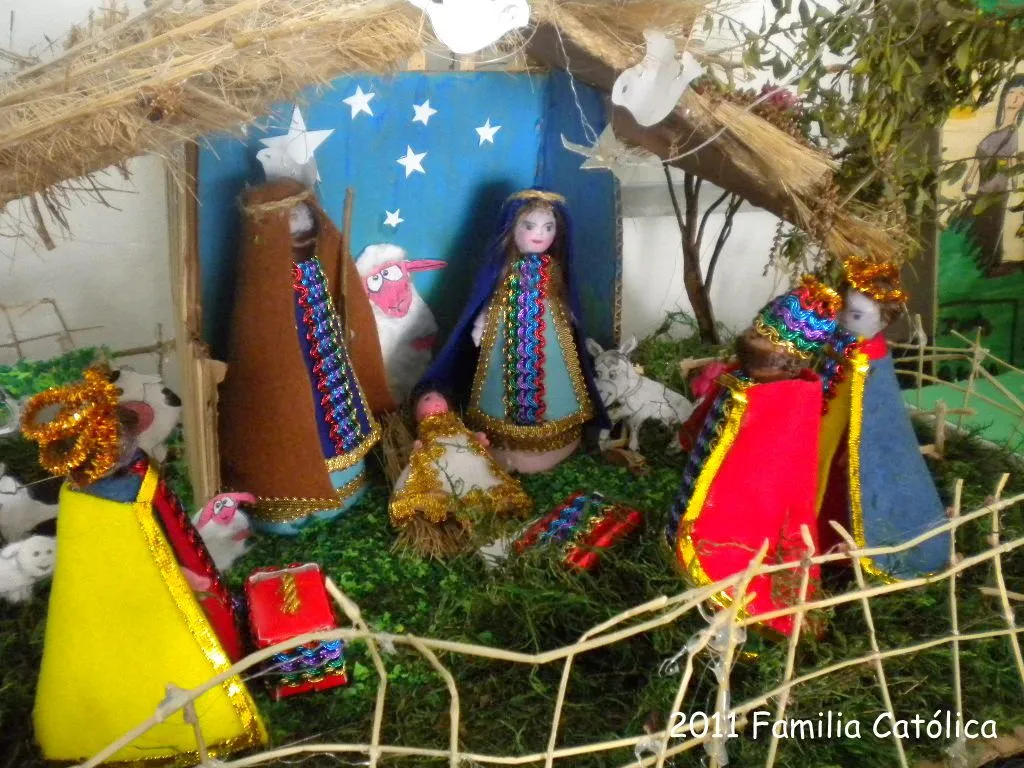 Familia Católica: Ideas para hacer Nacimientos hechos en casa ...