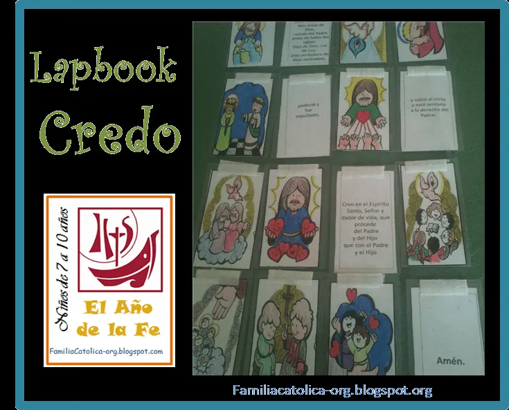 Familia Católica: Lapbook del Credo para el Año de la Fe ...