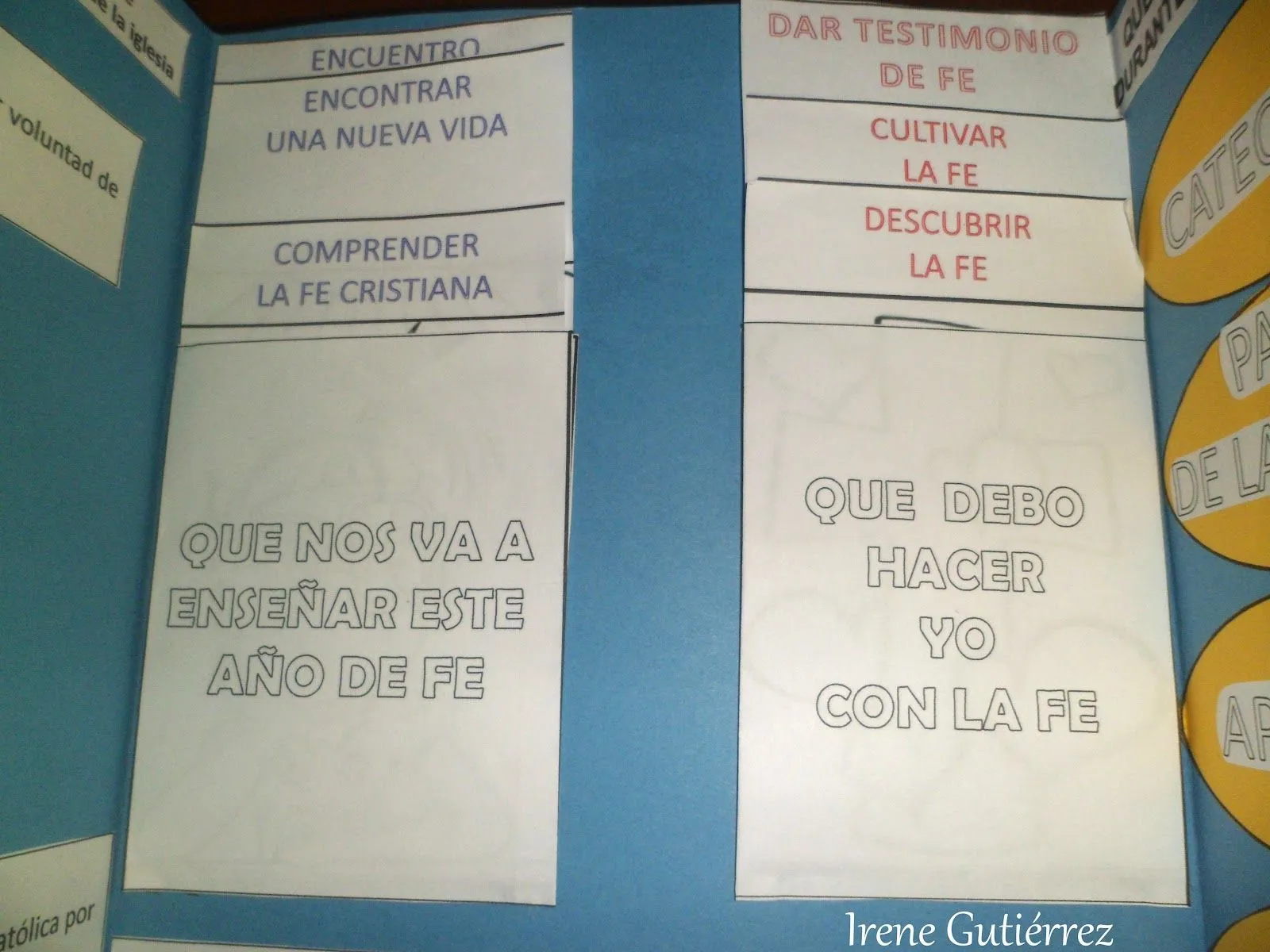 Familia Católica: Lapbook para presentar el Año de la Fe a niños ...