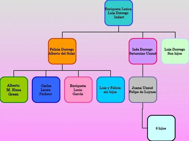 Familia donante- Esquema